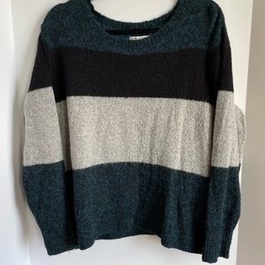 AEO Colorblock Crewneck Pullover Sweater